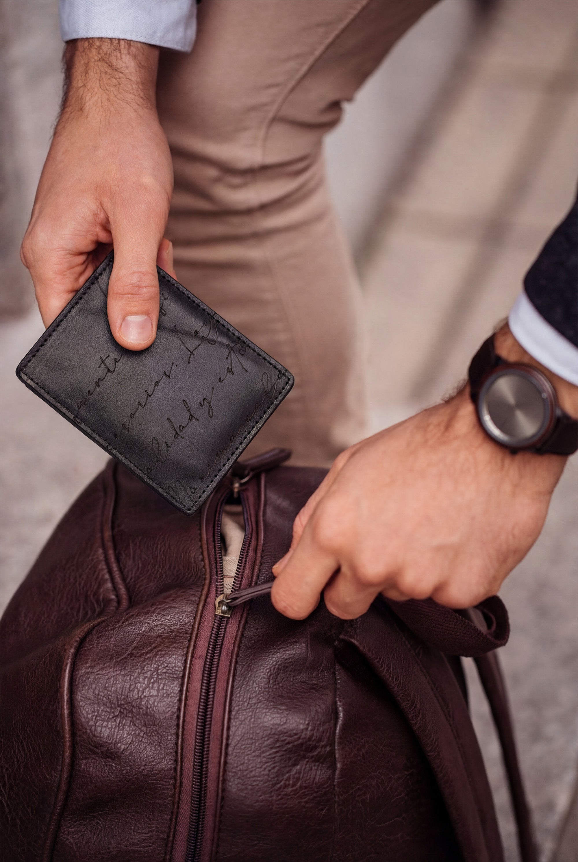 CARD WALLET CH608 BKA  "RFID PROTECTION"